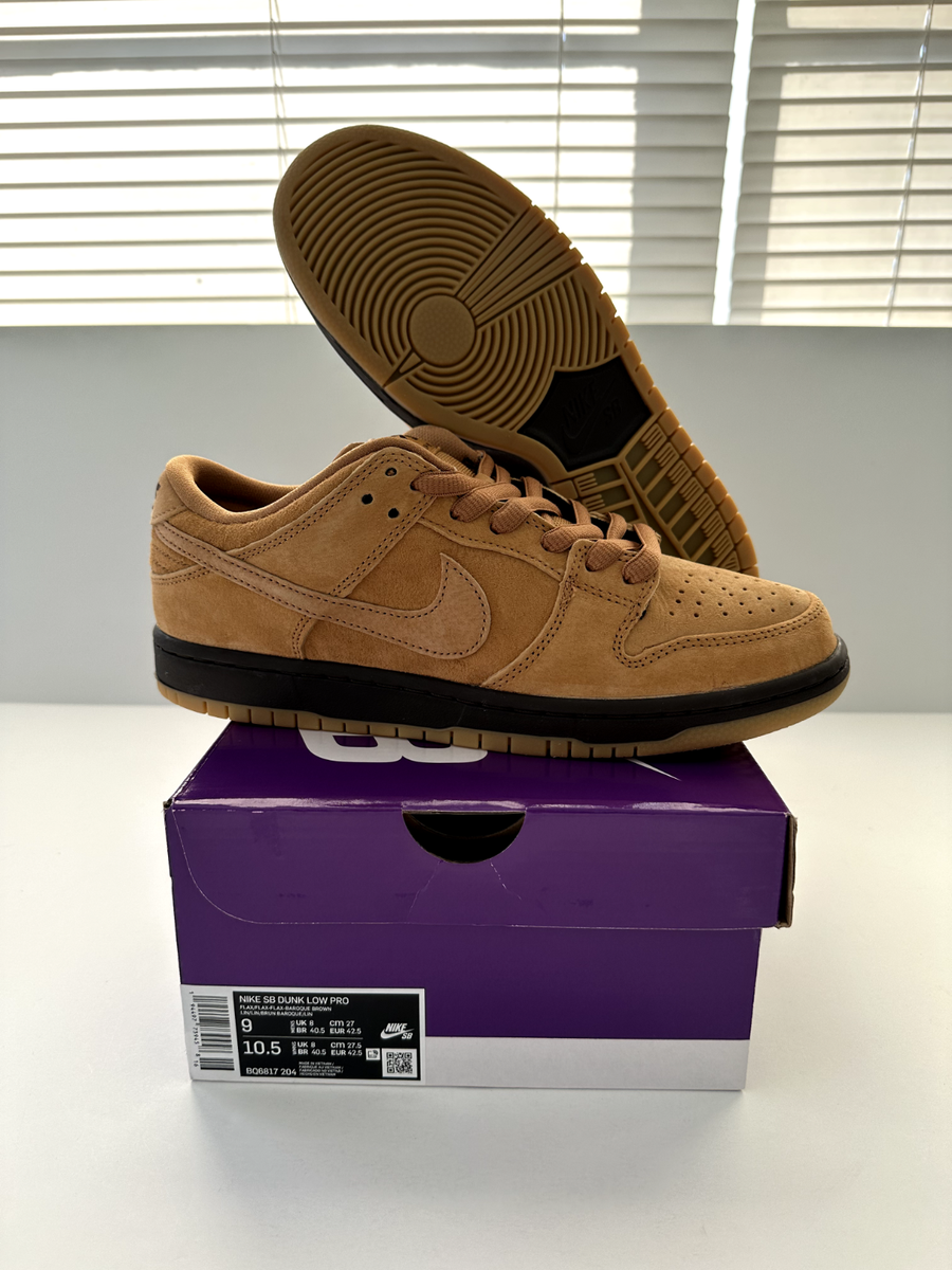 27.5】NIKE SB DUNK LOW PRO ”WHEAT MOCHA” 27.5】NIKE SB DUNK LOW PRO ”WHEAT MOCHA”