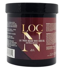 LOC N Twist Braids Wave Edge Gel - Extra Hold,Net.Wt 16 oz /448ml- FREE SHIPPING