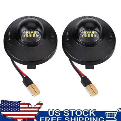 2X LED License Plate Car Modification Parts Tag Light for Ford F150/F250/F350