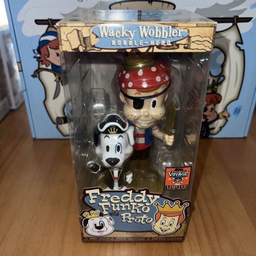 Pirate Freddy Funko with Proto Wacky Wobbler - Box of Fun 2024 Funtastic Voyage