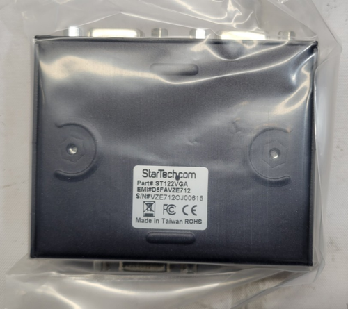 StarTech ST122VGA Switch automatico VGA 2 porte con emulazione EDID - NUOVO, SCATOLA APERTA! - Foto 4 di 7
