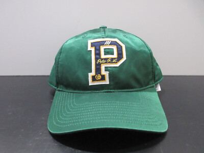Ralph Lauren Polo Hat Cap Strap Back Green Blue Baseball Preppy