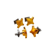 4 PCS Gold Saddlebag Mount Screw for Harley Touring Road King FLHX FLHT 90201540