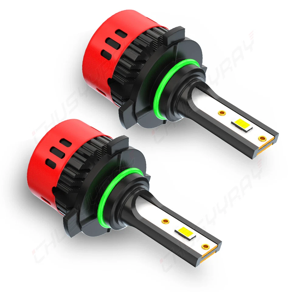 For Dodge Magnum 2005-2008 Combo 6000K LED Headlight Hi/Lo + Fog Light Bulbs Kit - Image 3 of 4