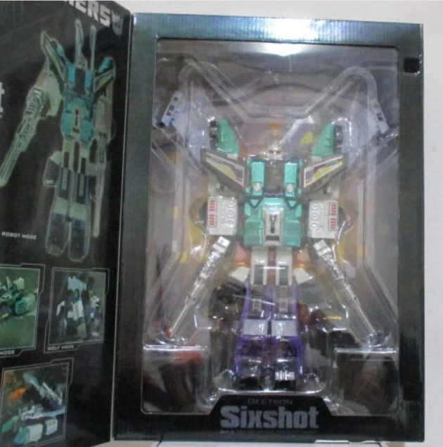 Takara Transformers G1 Destron SIXSHOT Reissue Encore 23 Asia Exclusive Metallic - Image 3 of 4