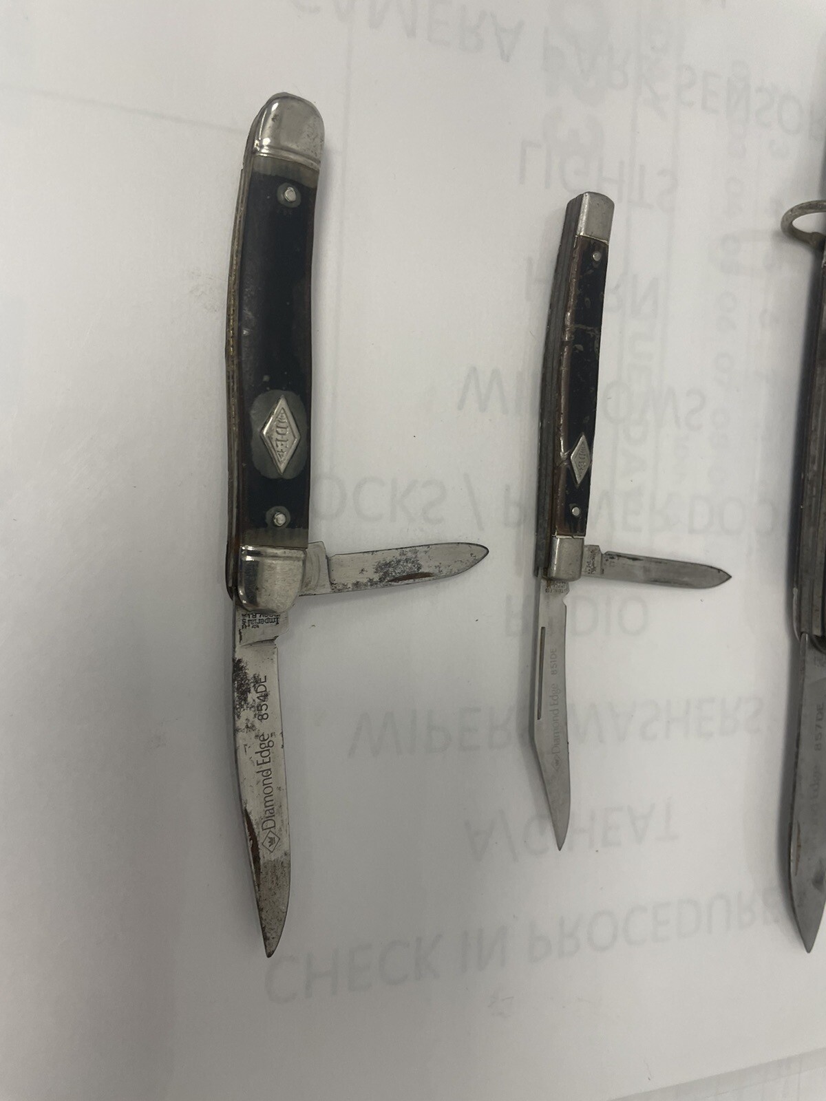 VINTAGE IMPERIAL DIAMOND EDGE POCKET KNIFE LOT of 3 eBay