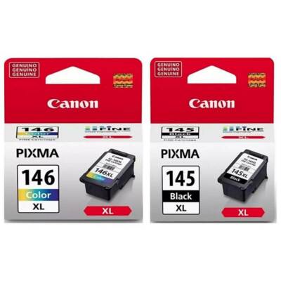 CANON CARTRIDGE PG-145 XL / CL-146 XL (COMBO 1 BLACK + 1 COLOR EXT | eBay