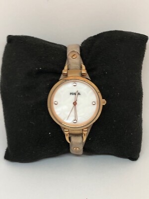 Fossil ES3151 Women's Tan Leather Analog Dial Quartz Genuine