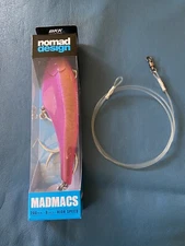 NOMAD DESIGN Madmacs 200mm/8in Pink Lava Sinking High Speed Lure NEW