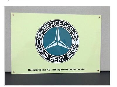 Mercedes Retro German Large Reproduction Garage Sign