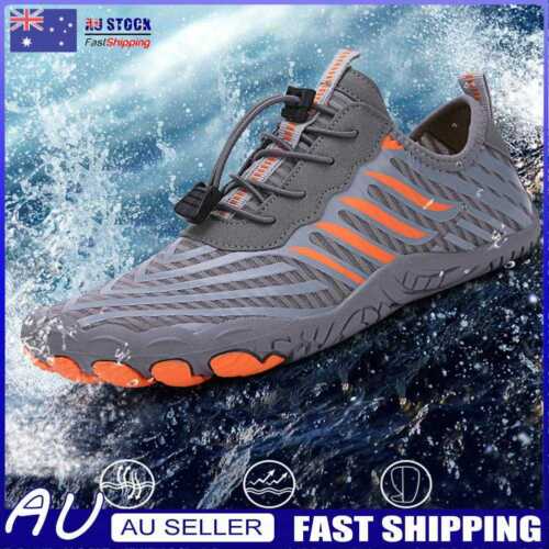 Water Shoes Barefoot Non-Slip Quick Dry Beach Shoe for Men Women Fishing Hiking - Picture 1 of 41