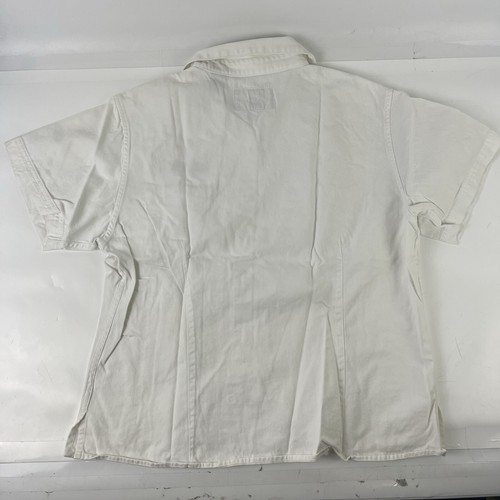 Vtg 90s Chase Authentics Shirt Size L White Button Down Rusty Wallace - Picture 4 of 4