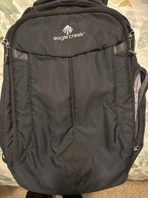 Eagle Creek Wayfinder Black Hiking Backpack M 11-20L Padded 15'' Laptop Zip
