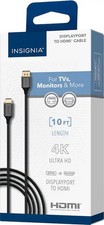 Insignia- 10' DisplayPort Cable - Black  FREE SHIPPING