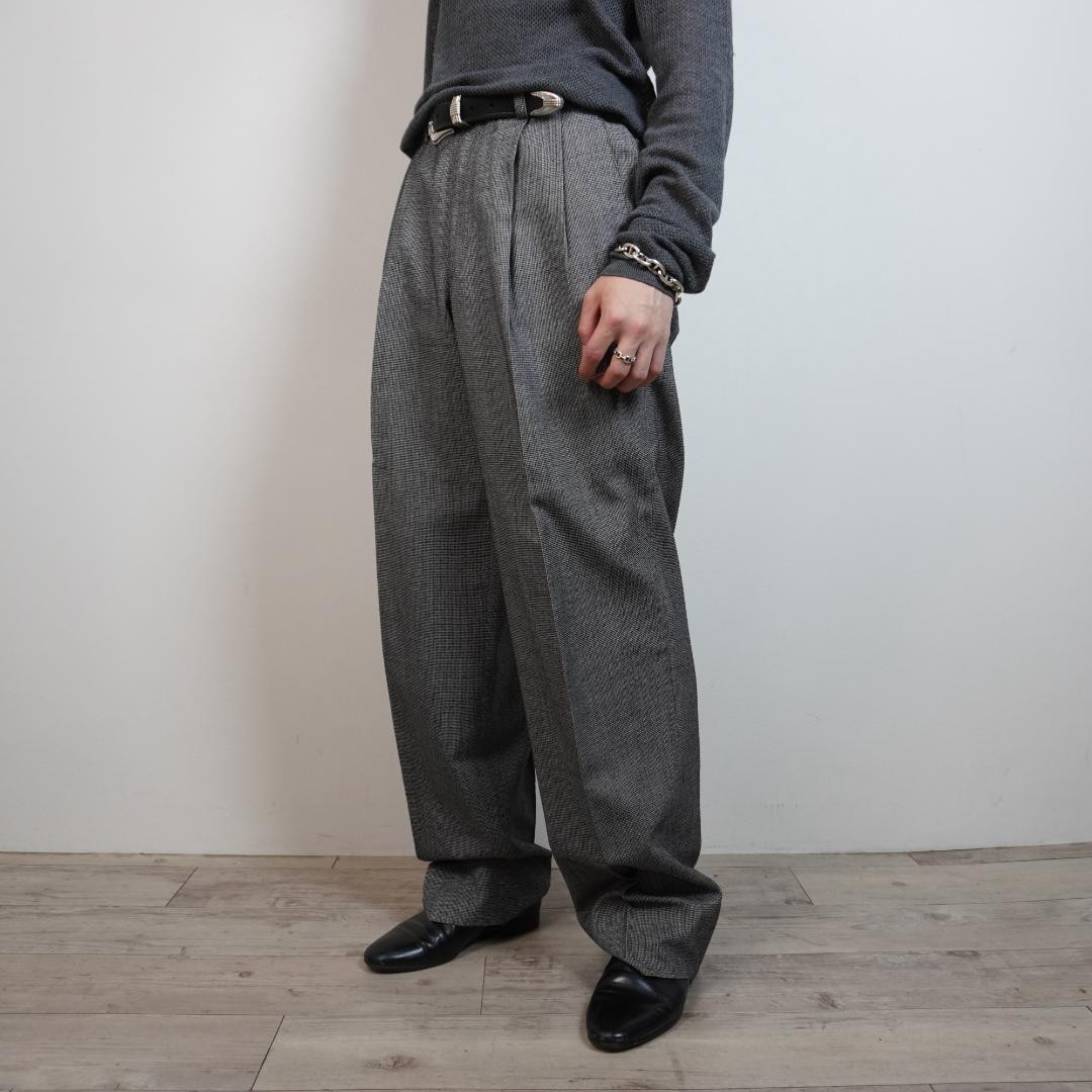 80s issei miyake MEN パンツ ISSEY MIYAKE - 初期 vintage 80s issey miyake シワ加工
