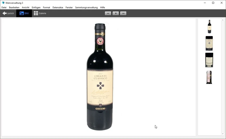 GS Wein-Verwaltung 3 - Software Programm zum Verwalten Ihrer Wein-Sammlung - Bild 3 von 4