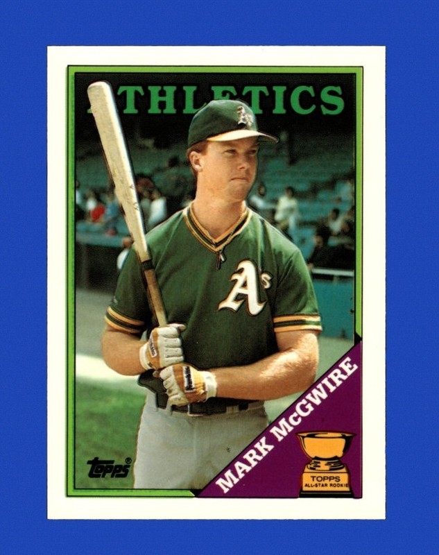 1988 Topps Tiffany Set-Break #580 Mark McGwire NM-MT OR BETTER *GMCARDS*