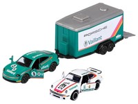 Majorette Racing 2-PACK Porsche Taycan Turbo S + Porsche 934 1:64 Die Cast New