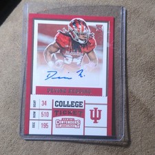 2017 Panini Contenders Draft Picks Devine Redding #255 Hoosiers Autograph
