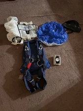 Relative Workshop Vector 2 Harness Container Skydiving Small Petite Altimeter