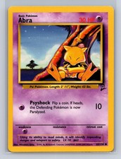 Abra 65/130 Common Base Set 2 Pokemon Lightly Played