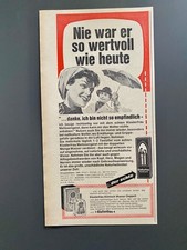 Klosterfrau Melissengeist Nie war er so wertvoll 1963 Vintage Werbung Reklame G5