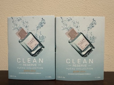 Two Clean Reserve H2Eau Collection EDP Sample Perfume Spray 0.05 oz / 1.5 ml New