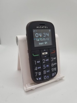 Alcatel OT-282 schwarz entsperrt Dual SIM 2'' Basic Handy Tastentelefon