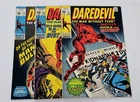 S-219 VINTAGE 1970'S MARVEL COMICS DAREDEVIL # 75 76 & 78 COMIC BOOKS