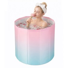 Adult Folding Bathtub  Portable Insulated Design, deep-Type Folding tub