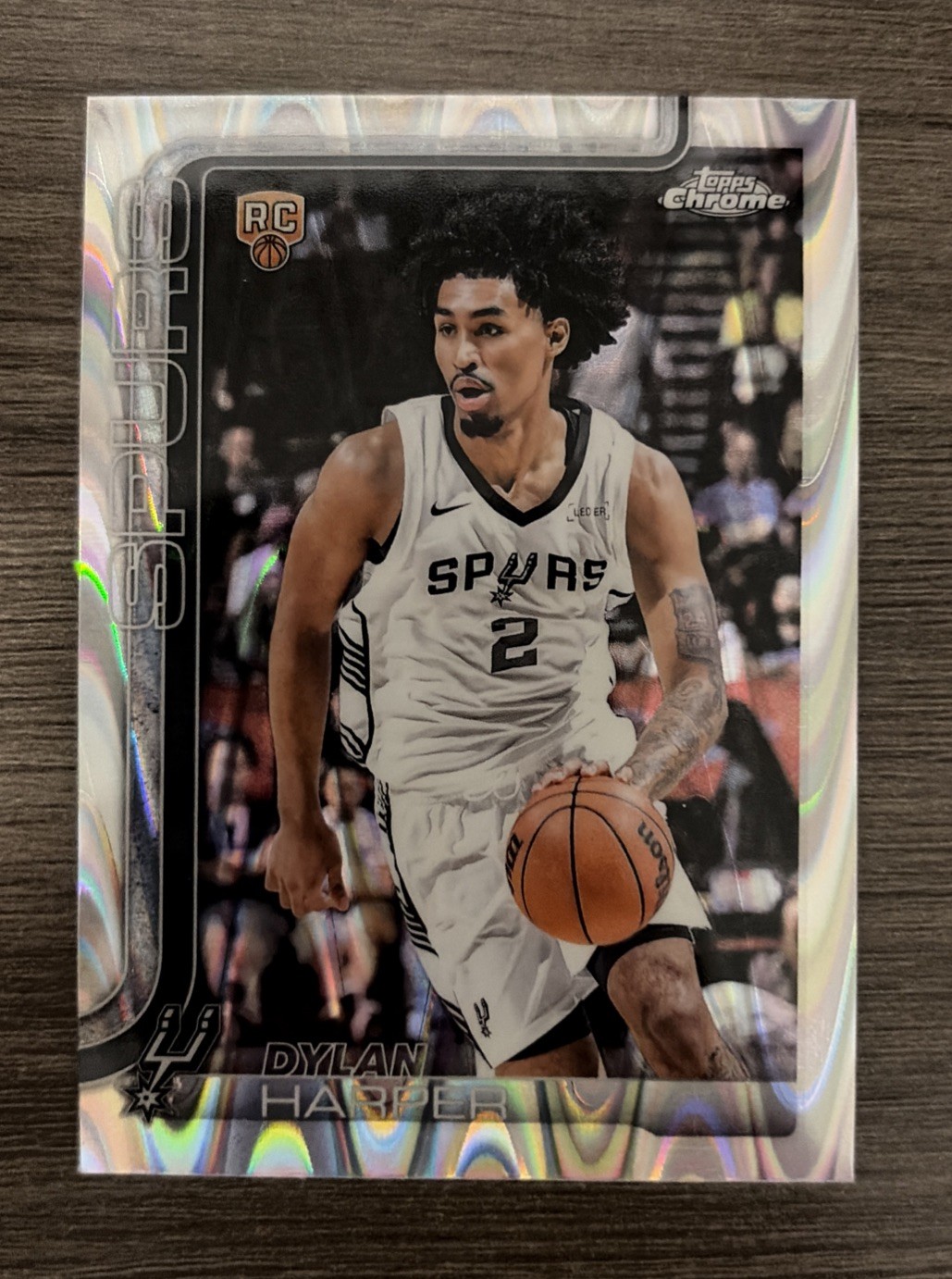 Dylan Harper 2025-26 Topps Chrome Basketball Rookie #252 RayWave Parallel RC