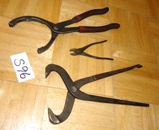 SNAP-ON & BLUE-POINT TOOLS 3 PIECE GREASE DUST CAP, OIL FILTER, 4-1/2 IN PLIERS