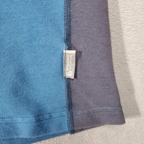 Mountain Hardwear Shirt Mens XL Blue Base Layer Stretch Pullover Long Sleeve - Picture 2 of 12