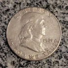 1961 Franklin Half Dollar 50C 90% Silver Philadelphia Business Strike Ungraded