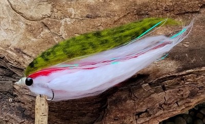 Gilchrist Fliegen. 3 x POLAR FIBRE MINNOW Streamer.  Salzwasserhaken Gr.4