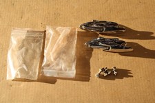 1957l-1962 Corvette Original Soft Top Mount Rear Latches On Deck Lid Pair
