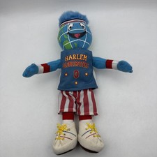 Harlem Globetrotters Globie Plush Basketball Mascot Souvenir Retired Doll