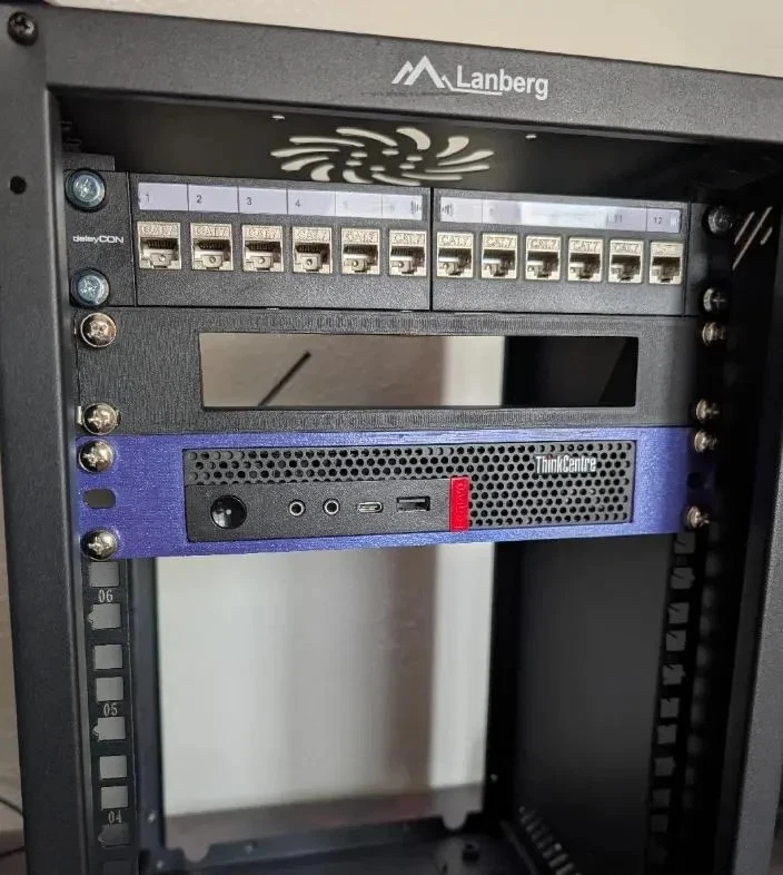 10" Rack Mount for Lenovo ThinkCentre Tiny Series | M720Q, M715Q, M920Q, + more - Image 2 of 4