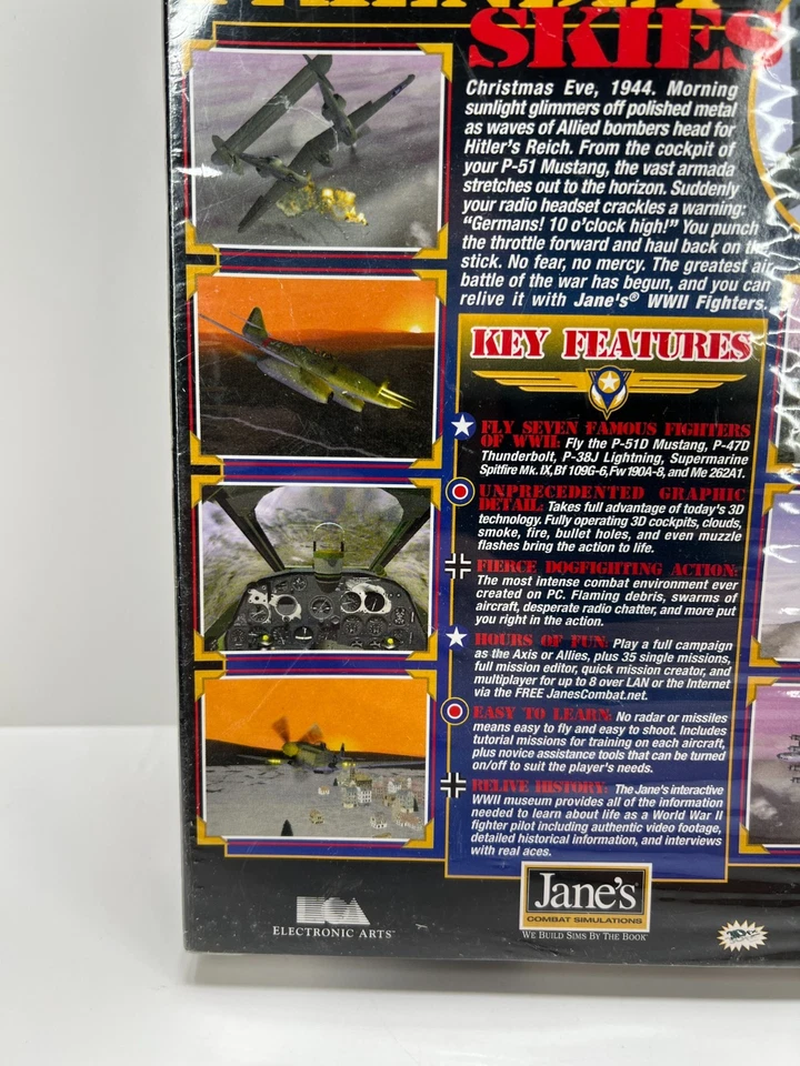 Jane's Combat WWII Fighters PC Video Game CD Rom NIB Sealed WINDOWS 95/98 AUS - Image 4 of 4