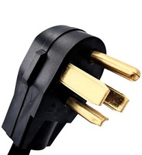 4-Prong 30-Amp Power Cord for Electric Dryers, 6 Feet, Black. . .............82