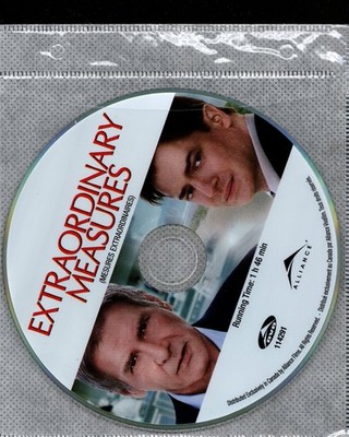 Extraordinary Measures (2010) DVD  *DISC ONLY*  = REGION 1 - Brendan Fraser