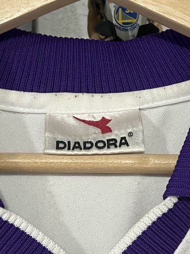 Vintage Diadora 2000-01 ACF Fiorentina Away Kit Jersey L - Picture 13 of 14