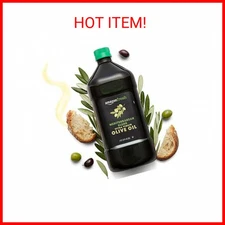 Amazon Fresh, Mediterranean Blend Extra Virgin Olive Oil, 3.6 Fl Oz (2L)