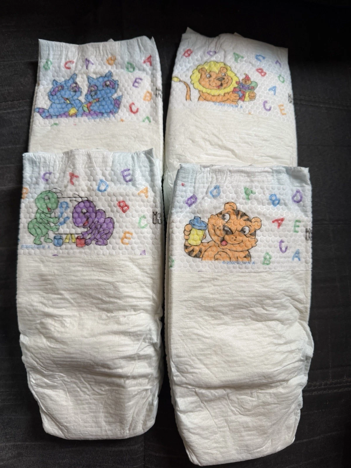 (4) vintage 2002 Huggies Diapers Size 5 Ultratrim Stretch Baby Diapers
Opens in a new window or tab