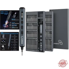 70-in-1 Mini Electric Screwdriver Set - Precision Kit with 64 Magnetic Bits