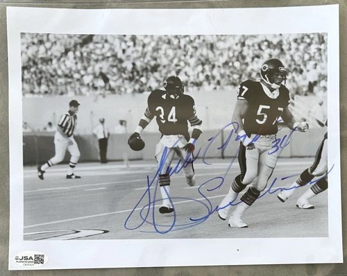 WALTER PAYTON SIGNED 8 x 10 PHOTO (JSA)