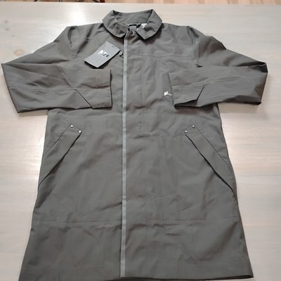 NWT Helly Hansen ASK Business Coat Mens S Black Tech Waterproof Breathable Shell