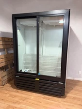 Imbera 54" 2-Door Commercial Glass Merchandiser Refrigerator. New.