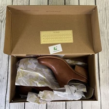 Sofft Ameera Cafe Women’s size 6m Slip-On Leather Mule Style Shoes NIB.