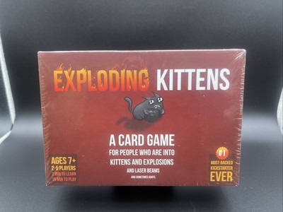 Exploding Kittens Card Game Original Edition NEW 2-5 Players Ages 7+